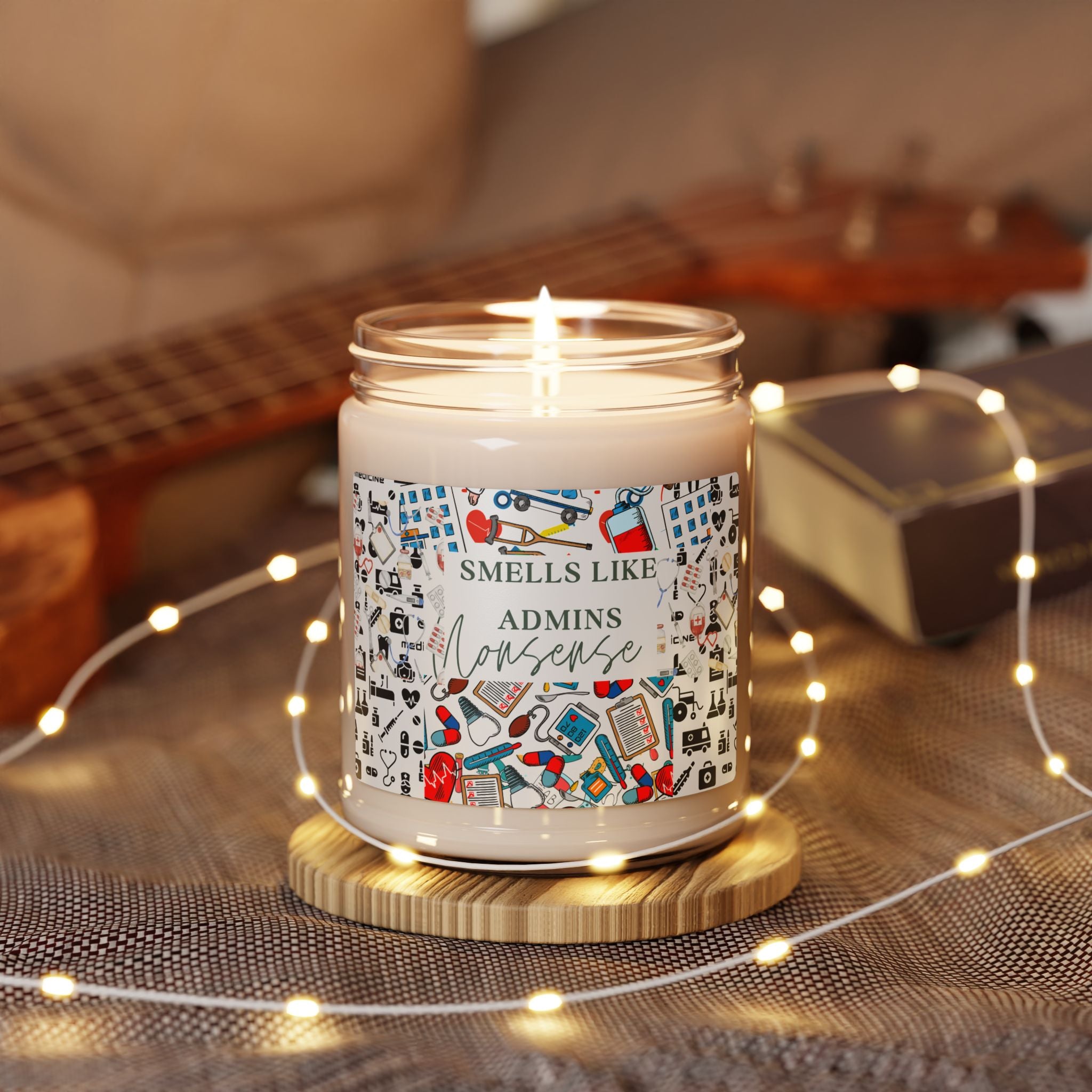 Soy Candle- Nurse Snark Scented, 9oz