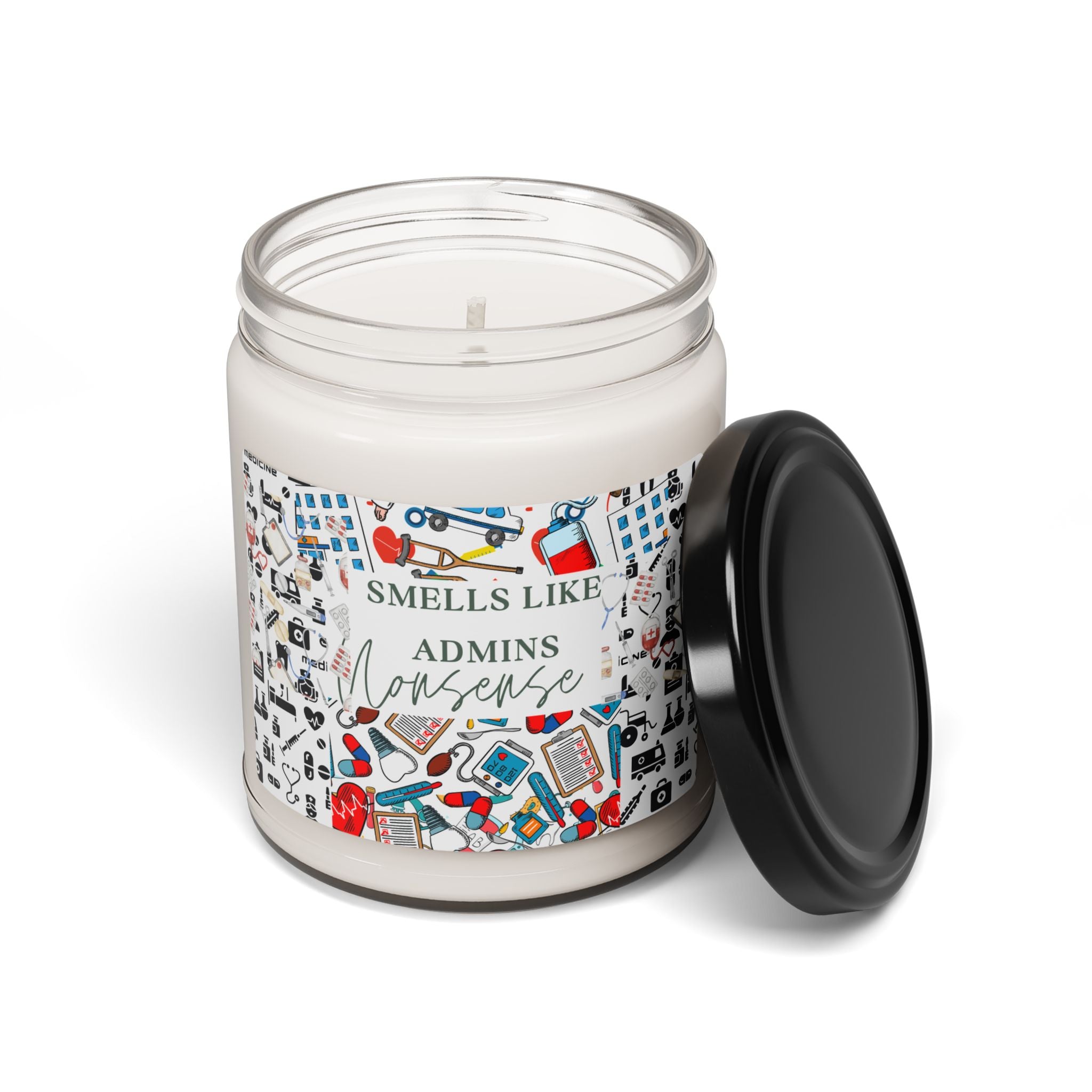 Soy Candle- Nurse Snark Scented, 9oz