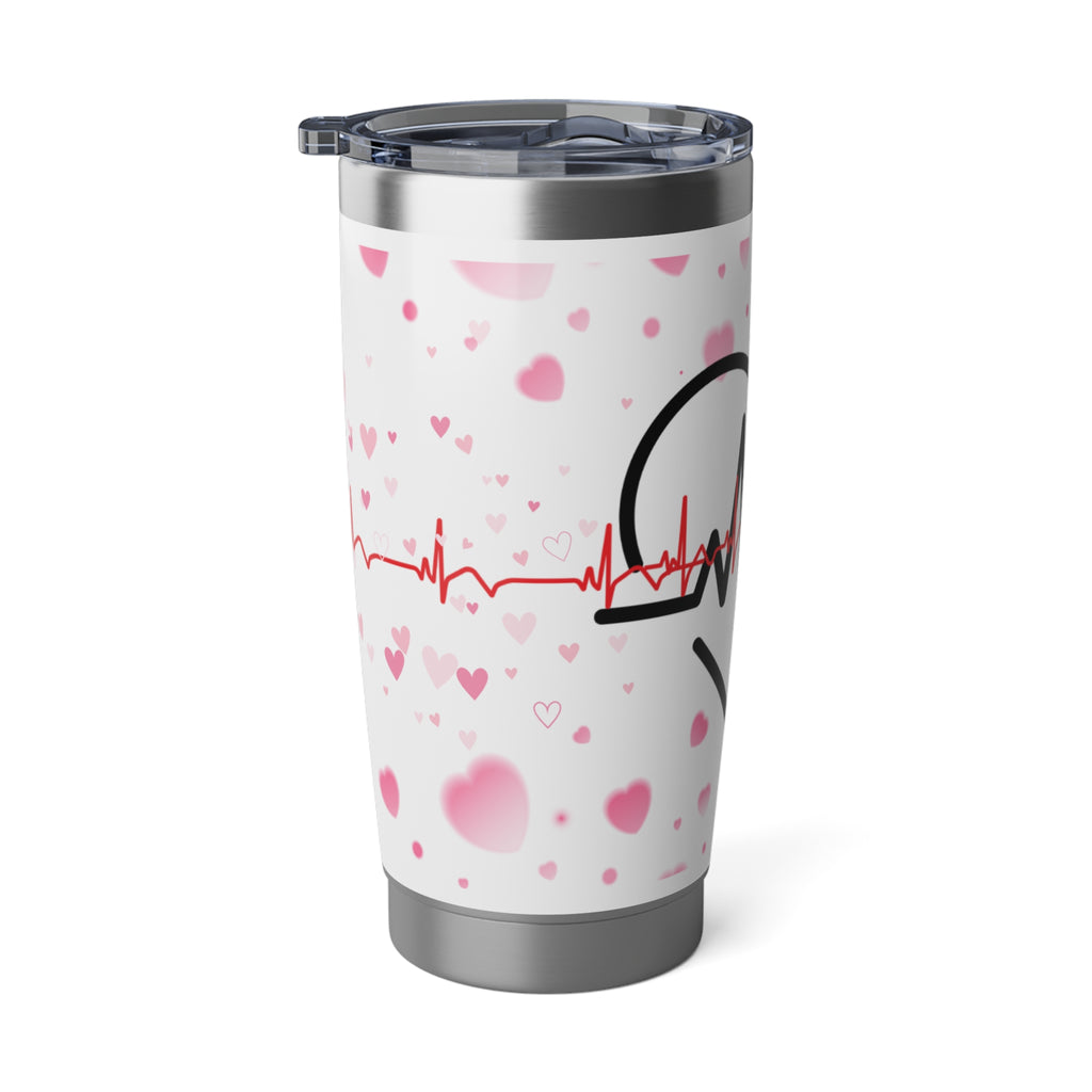 Tumbler - Nurse Snark Heart Pumping 20oz Drinkware Gift
