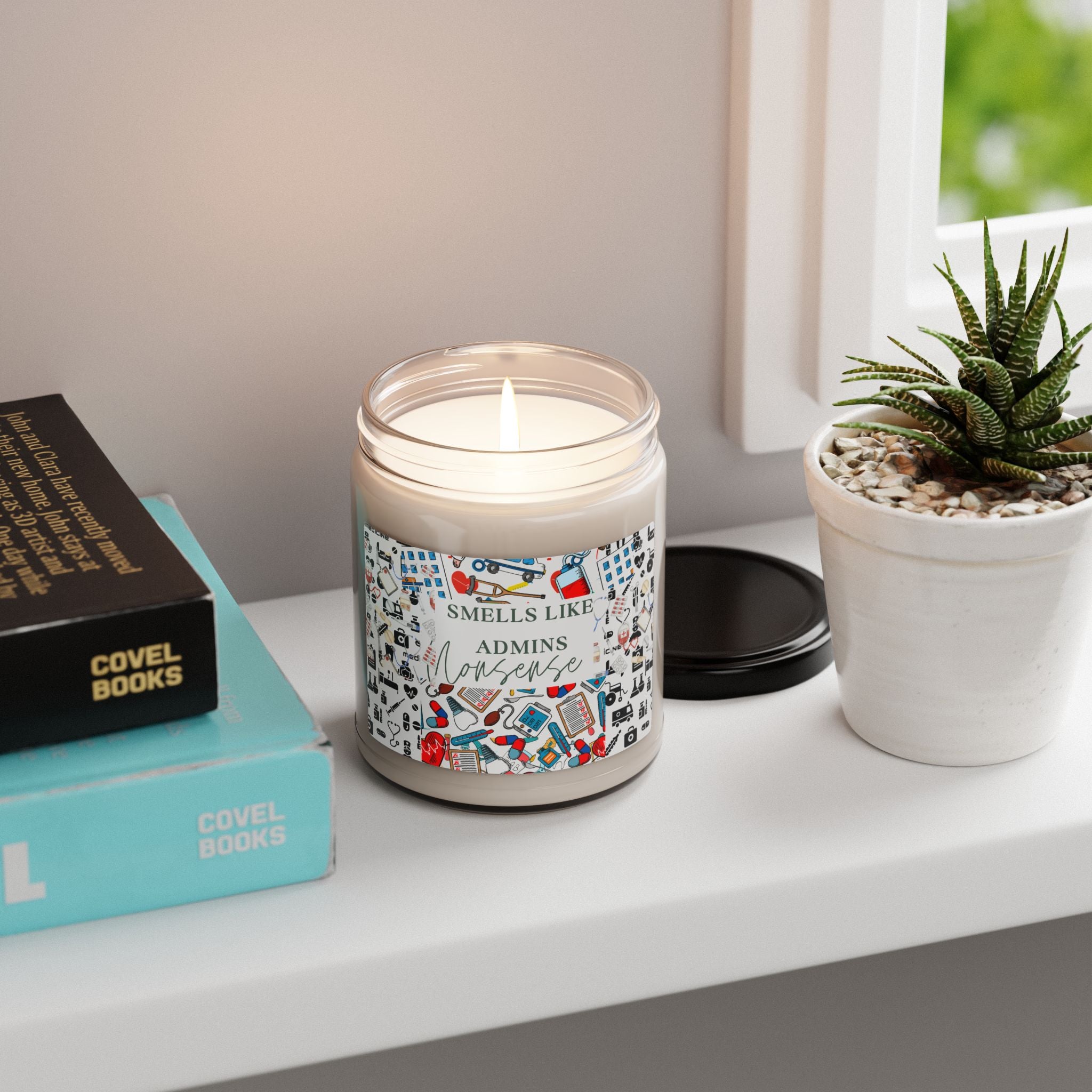 Soy Candle- Nurse Snark Scented, 9oz